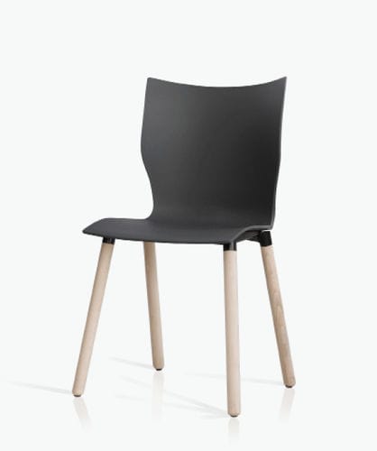 Sedia visitatore contemporanea - ONYX V - Casala - da interno / in plastica / in espanso
