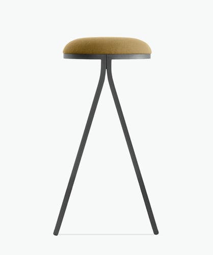Sgabello da bar contemporaneo - DOTTI - Casala - con supporto in acciaio verniciato a polvere / imbottito / per ufficio