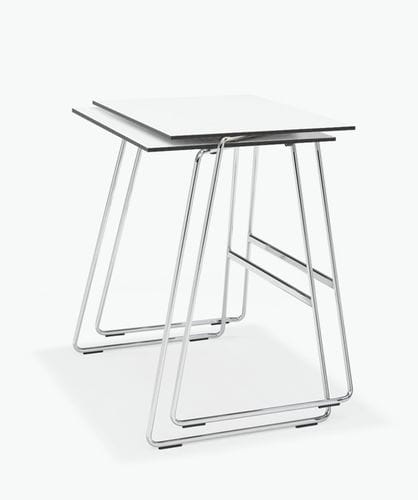 Tavolo per corsi di formazione contemporaneo - CLASS  - Casala - in legno / con supporto in metallo / rettangolare