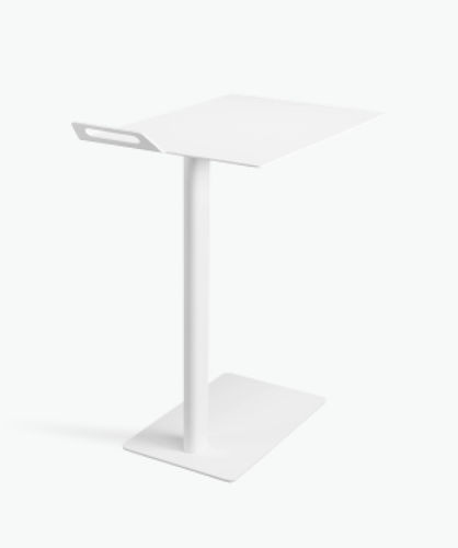 Tavolo d'appoggio contemporaneo - TAIL - Casala - in acciaio con rivestimento a polvere / con supporto in acciaio / rettangolare