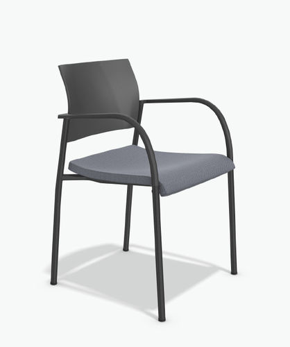 Sedia visitatore contemporanea - COOPER I - Casala - da interno / in tessuto / in plastica