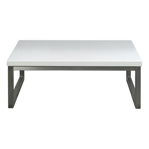 Tavolino basso contemporaneo - BRICKS - Casala - in metallo / con supporto in metallo / rettangolare