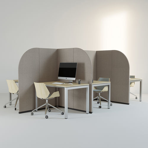 Separatore di spazi in tessuto - WALLSTREET - Casala - in MDF / per open space / da interno