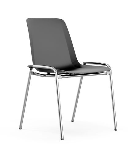 Sedia visitatore contemporanea - LYNX X1 - Casala - da interno / in tessuto / in plastica