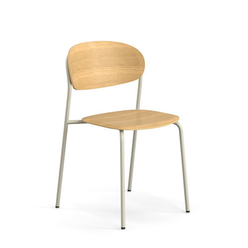 Sedia contemporanea - SENNA - Casala - da interno / in tessuto / in legno