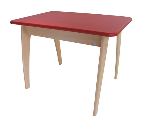 Tavolo contemporaneo - BAMBINO - Geuther - in legno / con supporto in legno / rettangolare