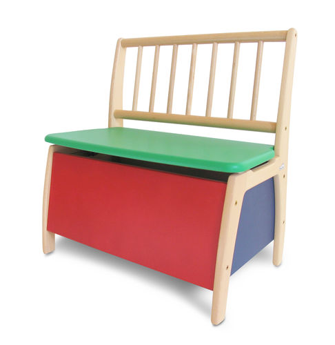 Panca contemporanea - BAMBINO - Geuther - in legno / con schienale / per bambini