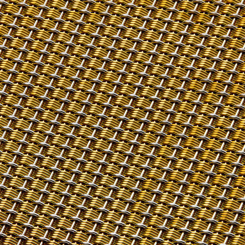 Maglia metallica decorativa - DS-24 - BANKER WIRE - in ottone / in acciaio inossidabile / architetturale