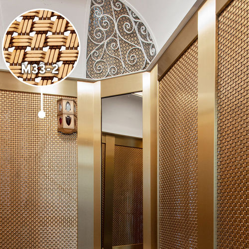 Maglia metallica decorativa - M33-2 - BANKER WIRE - in ottone / in acciaio / in bronzo