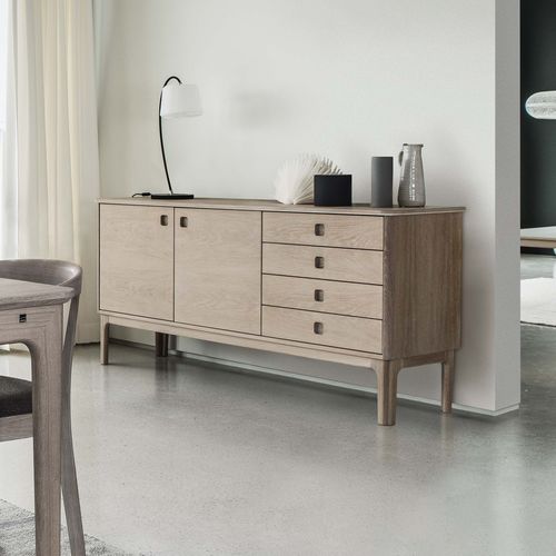 Credenza contemporanea - #300 - Skovby - in rovere / in noce / con cassetti