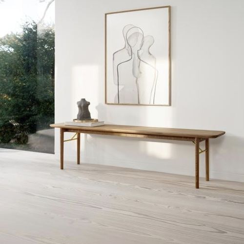 Panca design scandinavo - #833 - Skovby - in legno massiccio / in legno oliato / in quercia naturale