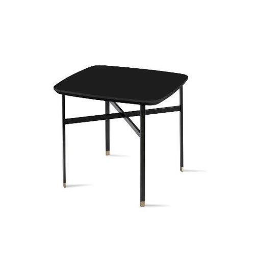 Tavolo d'appoggio contemporaneo - #240 - Skovby - in rovere / in noce / con supporto in acciaio