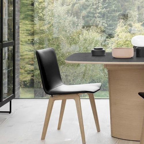 Sedia da pranzo design scandinavo - #811 - Skovby - da interno / in tessuto / in pelle