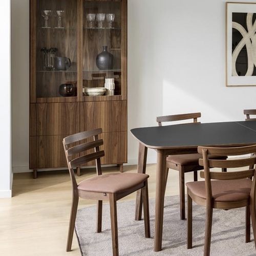 Sedia da pranzo contemporanea - #46 - Skovby - da interno / in tessuto / in pelle