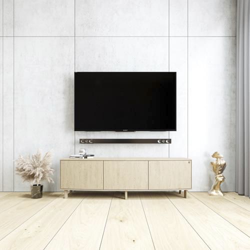 Mobile porta TV contemporaneo - #411  - Skovby - lowboard / 3 porte / in rovere