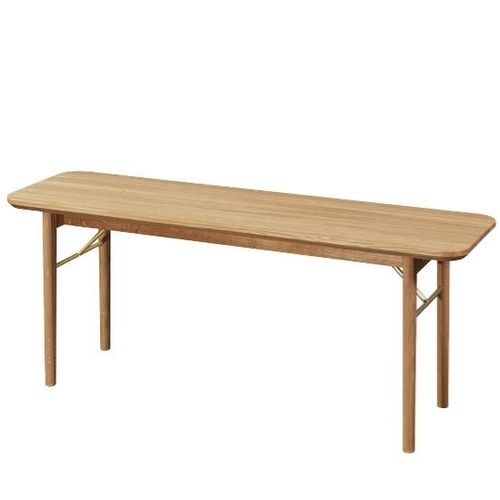 Panca contemporanea - #832 - Skovby - in rovere / in legno massiccio / senza schienale