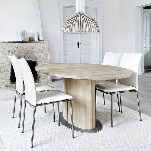 Sedia da pranzo contemporanea - #58 - Skovby - da interno / in tessuto / in pelle