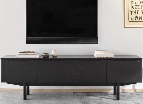 Mobile porta TV contemporaneo - #305 - Skovby - lowboard / 4 porte / in rovere
