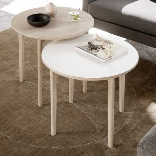 Tavolo d'appoggio contemporaneo - #241 - Skovby - in rovere / in noce / in HPL