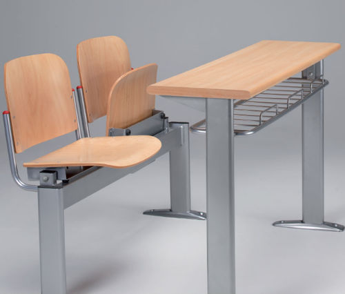 Tavolo per corsi di formazione contemporaneo - 1020/1040 Series - CAMILLO SIRIANNI SAS - in legno / in materiale riciclato / con supporto in metallo