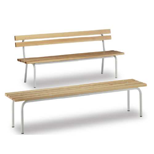 Panca contemporanea - 346 - CAMILLO SIRIANNI SAS - in legno / con schienale / per bambini