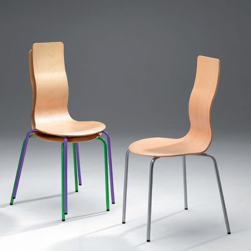 Sedia contemporanea - 980/M - CAMILLO SIRIANNI SAS - da interno / in tessuto / in laminato