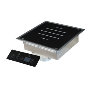 Piano cottura in vetroceramica - GL 3000 DIR - ADVENTYS - professionale / 1  fuoco / da incasso