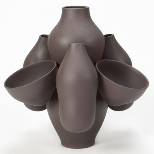 Vaso contemporaneo - ALLPA - Moustache - in ceramica