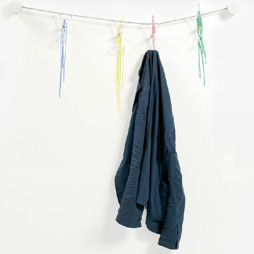 Appendiabiti a muro - SLASTIC - Moustache - contemporaneo / in metallo laccato