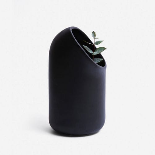 Vaso contemporaneo - Ô - Moustache - in ceramica / in laterizio