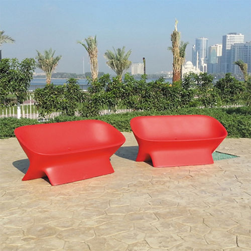 Divano design originale - UBLO - Qui est Paul - da giardino / grigio / polimerico