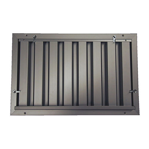 Griglia di ventilazione in alluminio - FG - SCHAKO KG - in acciaio galvanizzato / rettangolare / da interno
