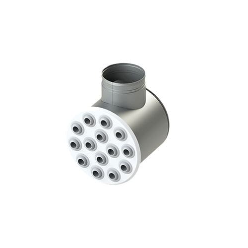 Diffusore d'aria da soffitto - MINODSA - SCHAKO KG - da parete / rotondo / in metallo