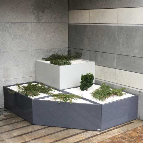 Fioriera in fibrocemento - IRM100.80H40 - ATELIER SO GREEN - in polistirene / in laterizio / rettangolare