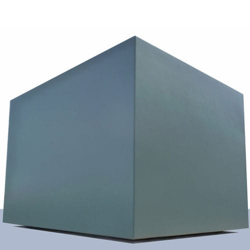 Fioriera in fibrocemento - IMAGE'IN IOP-PLOT - ATELIER SO GREEN - in PVC / quadrata / su misura