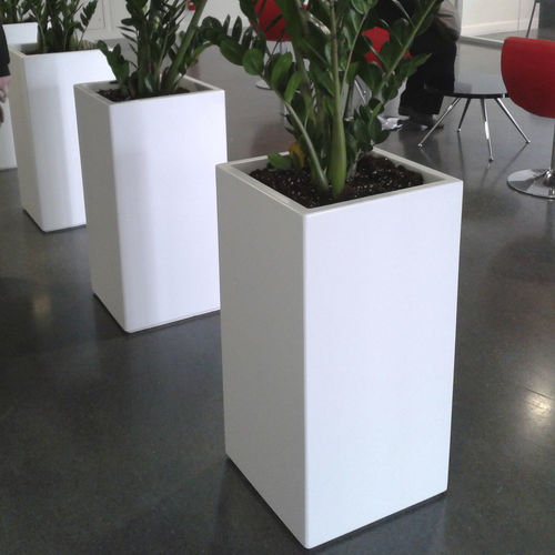 Fioriera in fibrocemento - ICH40H80 - IMAGE'IN - ATELIER SO GREEN - rettangolare / su misura / in altezza