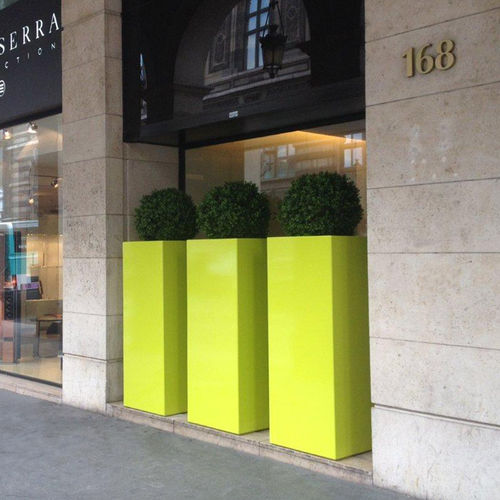 Fioriera in fibrocemento - ICH60.60H150 - ATELIER SO GREEN - quadrata / su misura / in altezza