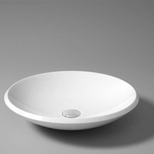 Lavabo da appoggio - OPALITE - ARTELINEA - in ceramica / rotondo / senza foro