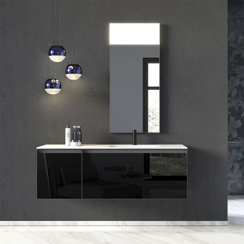 Piano lavabo in porcellana - +SKIN - ARTELINEA - ad uso professionale