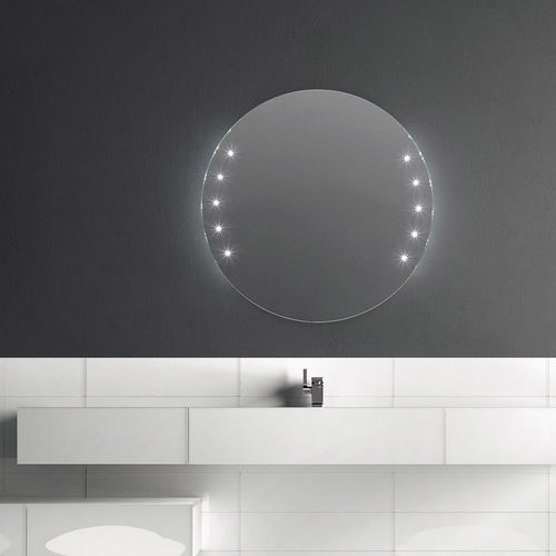 Specchio da bagno a muro - ARGENTO - ARTELINEA - contemporaneo / rettangolare / rotondo