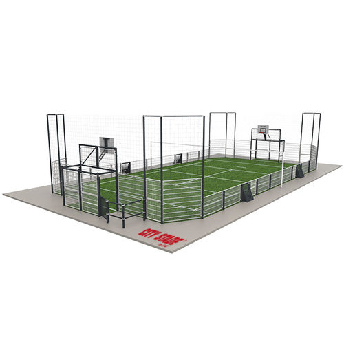 Impianto sportivo polivalente per parco giochi - CITY STADE® PACK  - GROUPE SAE - TENNIS D'AQUITAINE - per enti locali