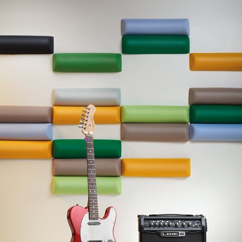 Pannello acustico a muro - BAMBOO - Made Design Barcelona - in feltro / rettangolare / grigio
