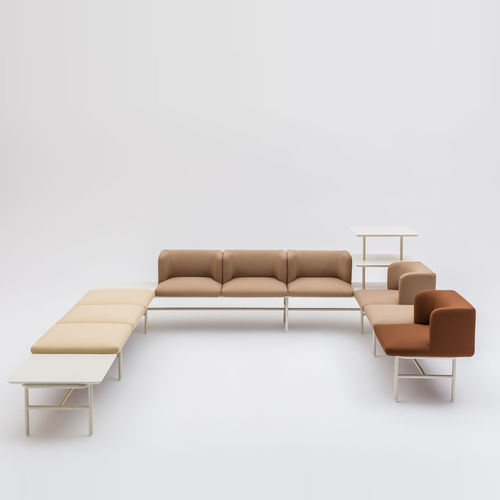 Divano modulare - AGORA - MDD - d'angolo / contemporaneo / indoor