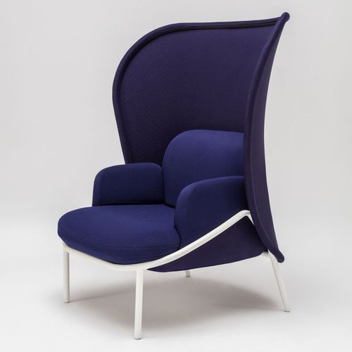 Poltrona visitatore contemporanea - MESH HIGH-BACK - MDD - in tessuto / in acciaio con rivestimento a polvere / con schienale alto