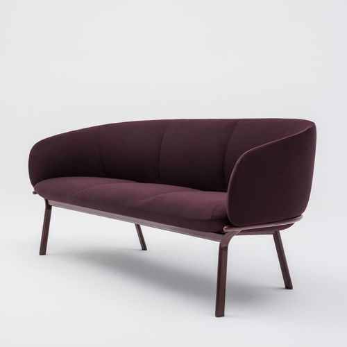 Divano compatto - GRACE - MDD - contemporaneo / in tessuto / nero