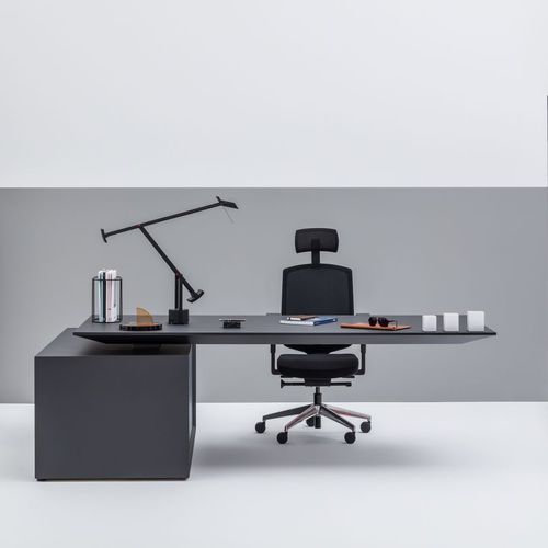 Scrivania direzionale - GRAVITY - MDD - contemporanea / in legno / con ripiano
