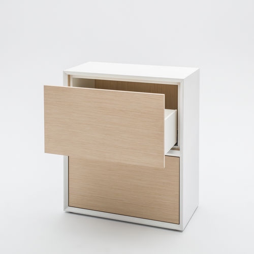 Armadio classificatore basso - GRAVITY - MDD - in MDF / con cassetti / contemporaneo