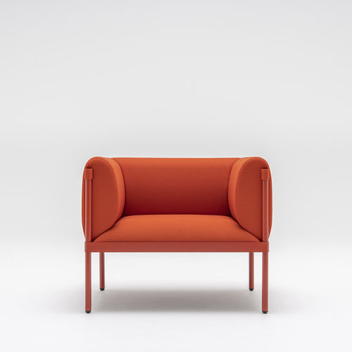 Poltrona contemporanea - STILT  - MDD - in tessuto / in metallo / colore personalizzabile