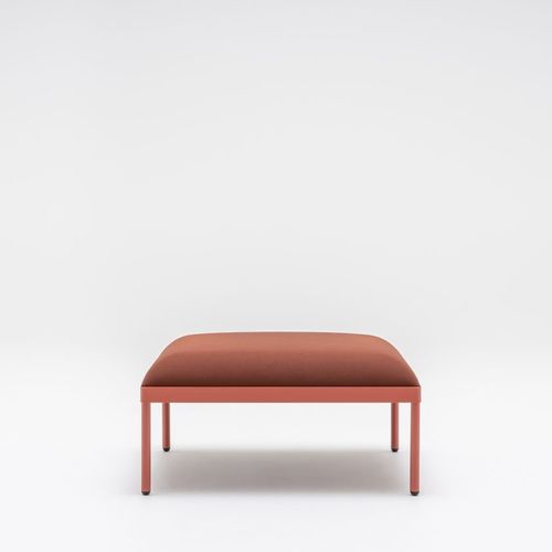 Pouf contemporaneo - STILT  - MDD - in tessuto / in metallo / rettangolare