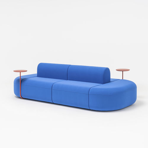 Divanetto imbottito modulare - Artiko Double - MDD - contemporaneo / in tessuto / con supporto in metallo